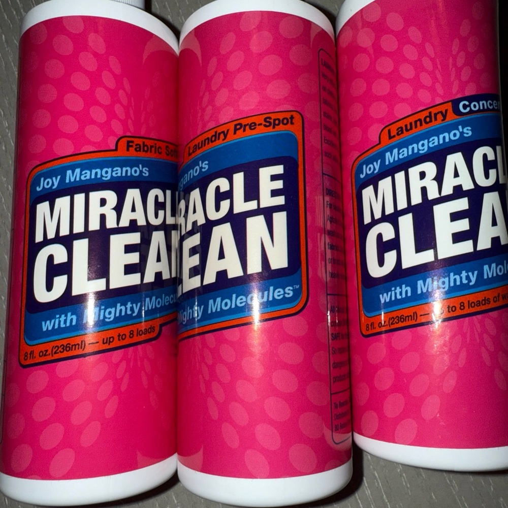 Joy Mangano Miracle Clean Fabric Softener in Pink